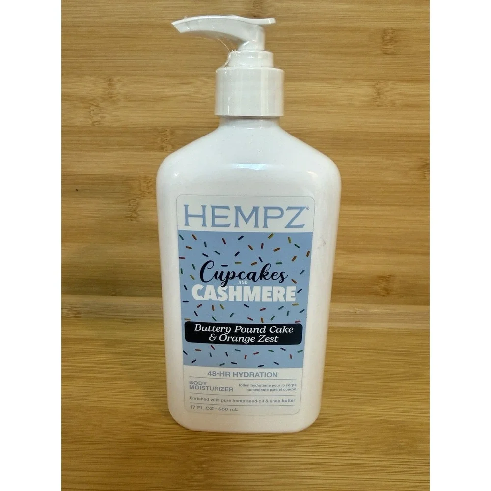 HEMPZ Cupcakes & Cashmere Buttery Pound cake & Orange Zest- 48 Hour‎ Hydration